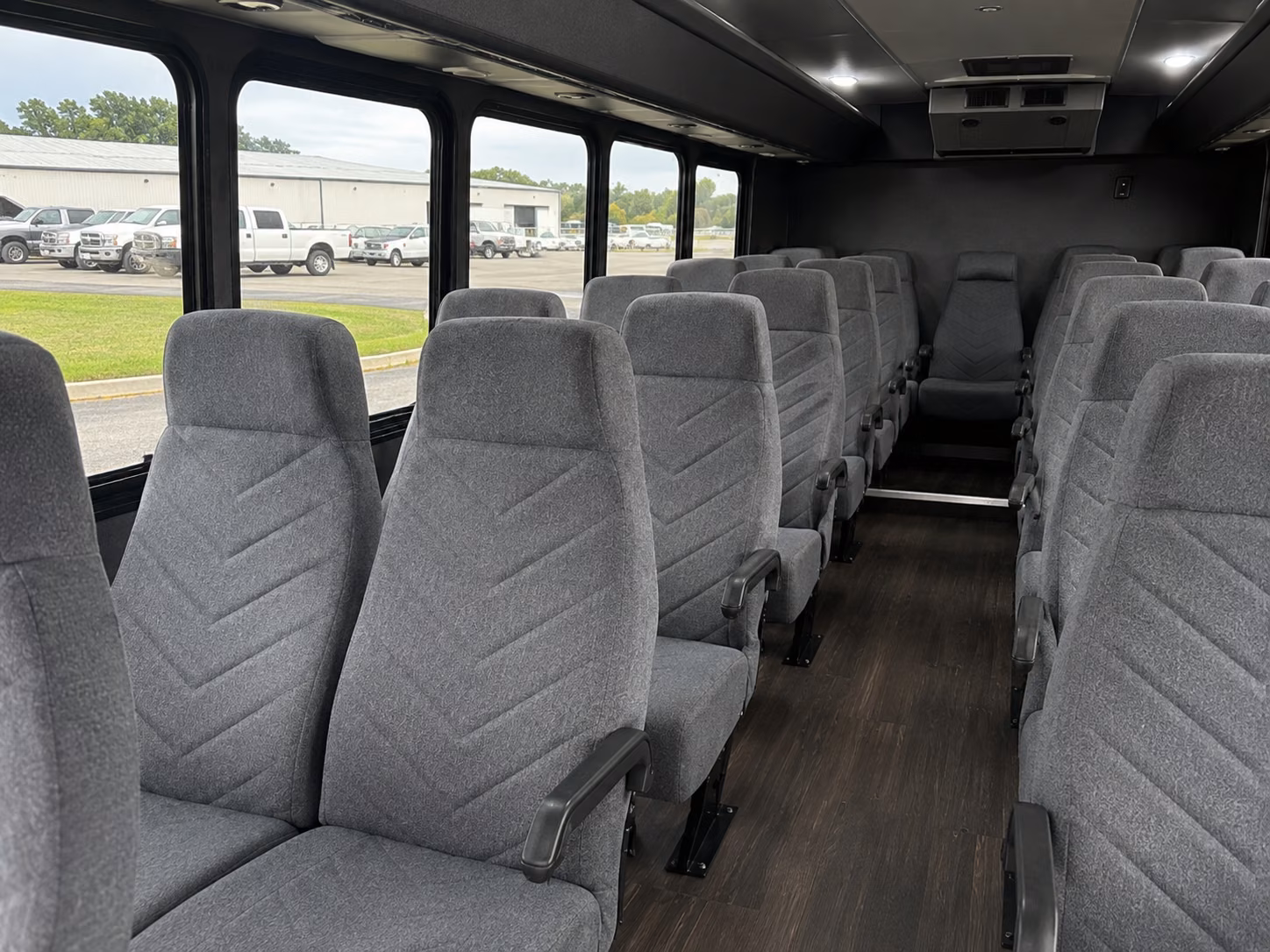 jersey city 20 passenger minibus inside