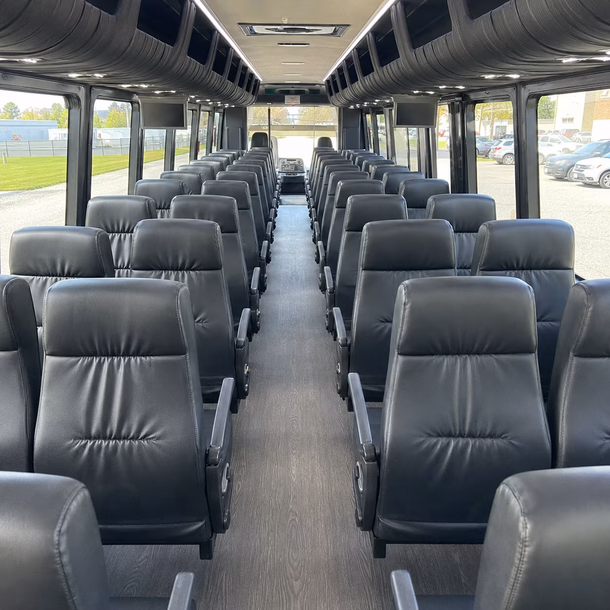 jersey city 30 passenger minibus inside