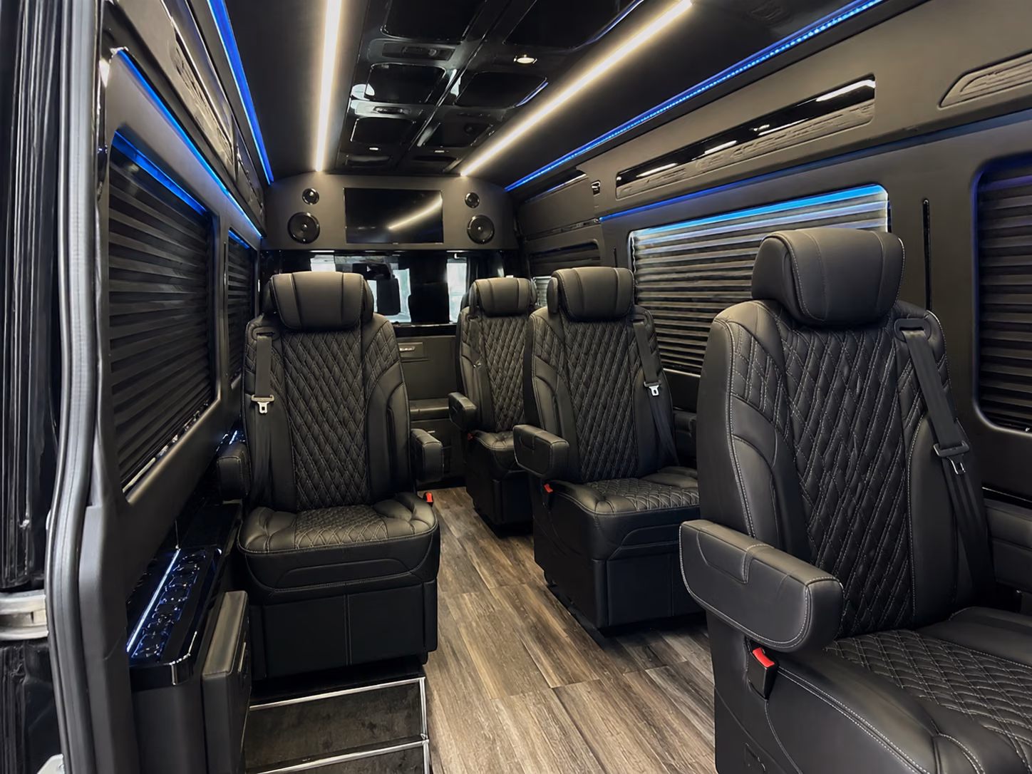 jersey city sprinter van with driver inside