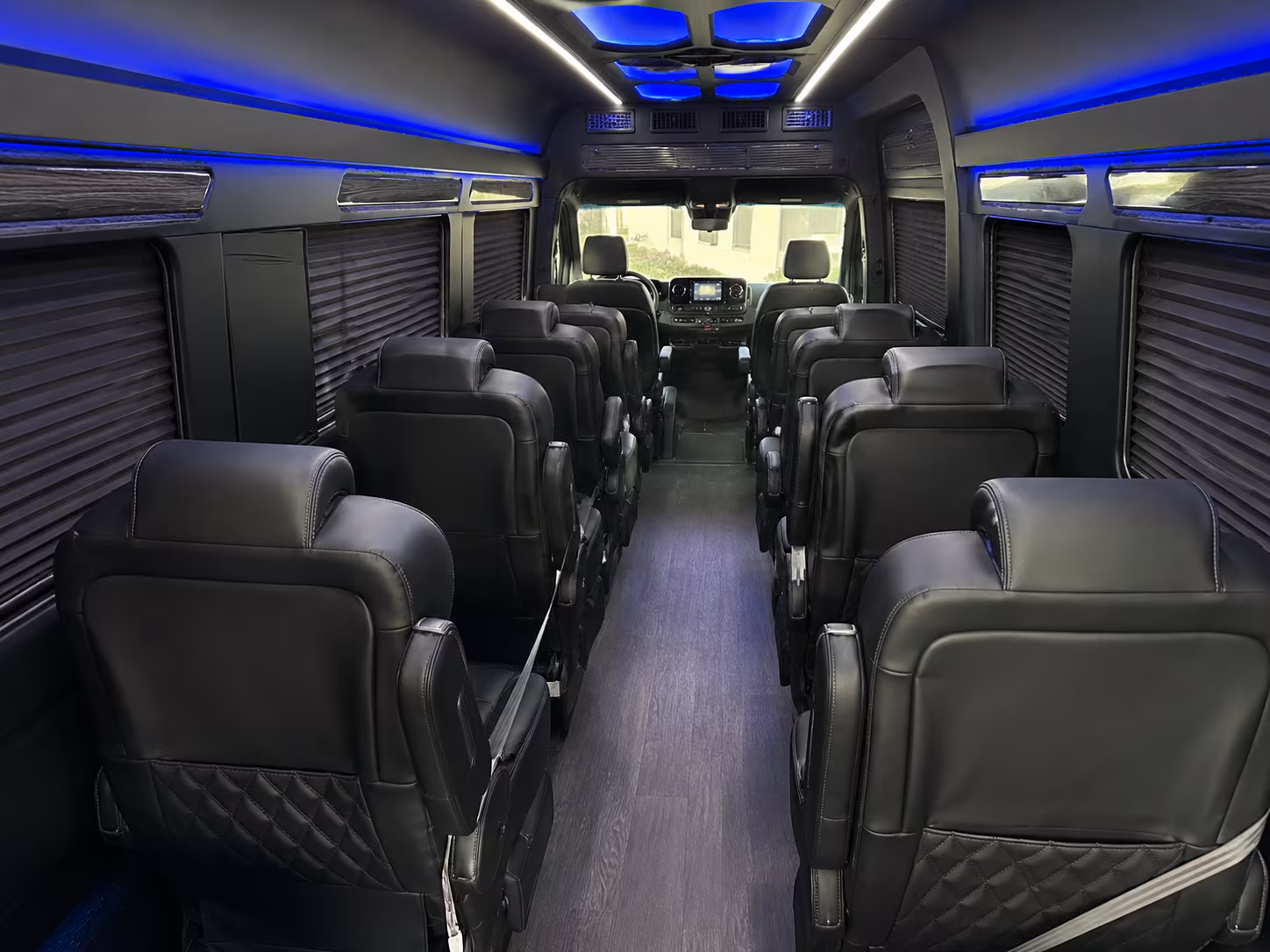 jersey city sprinter van with driver interior